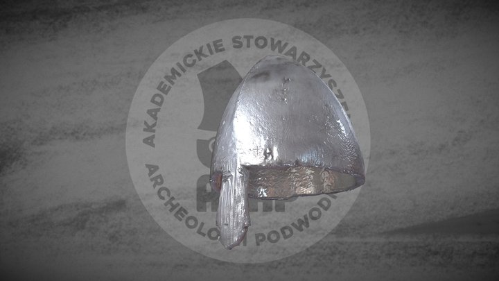 Medieval helmet - Orchowskie lake CreatedWithAI 3D Model