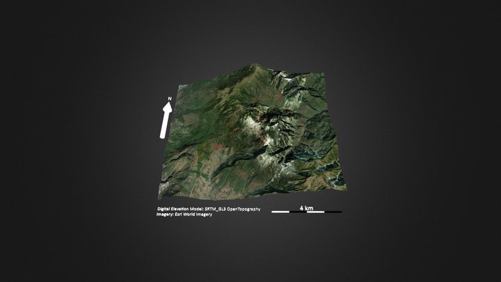 老318公路（二郎山） – Modèle 3D gratuit STL