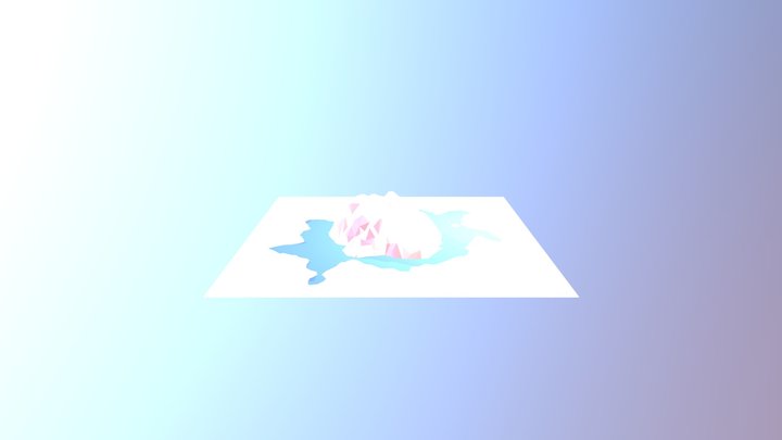 Glacial Lake 3D Model