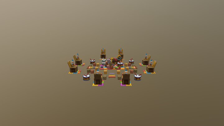 Toy's Puzzle 3D Model
