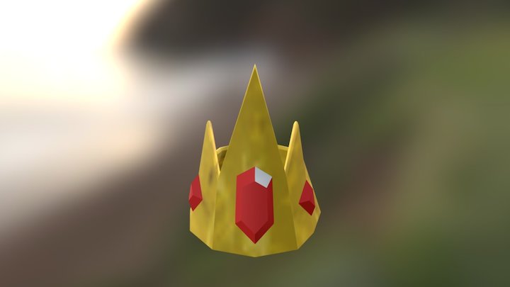 Ice King's Crown 3D Model