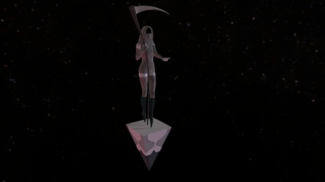 The Grim Reaper 3D Model