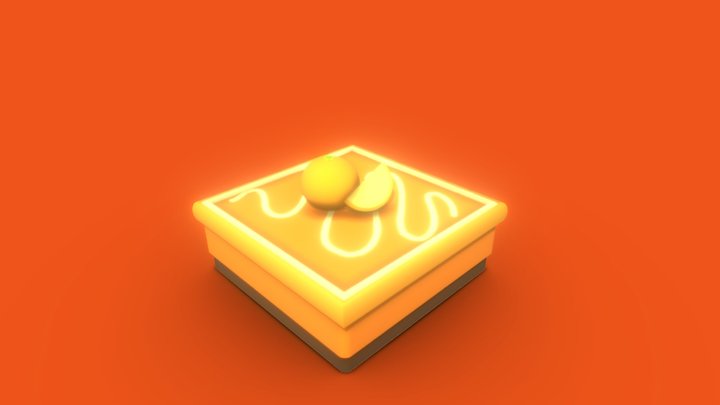Orange Cake – Kostenloses 3D-Modell STL
