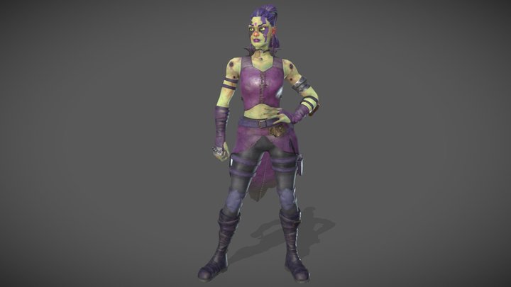 Frankenstein's Daughter 3D Model