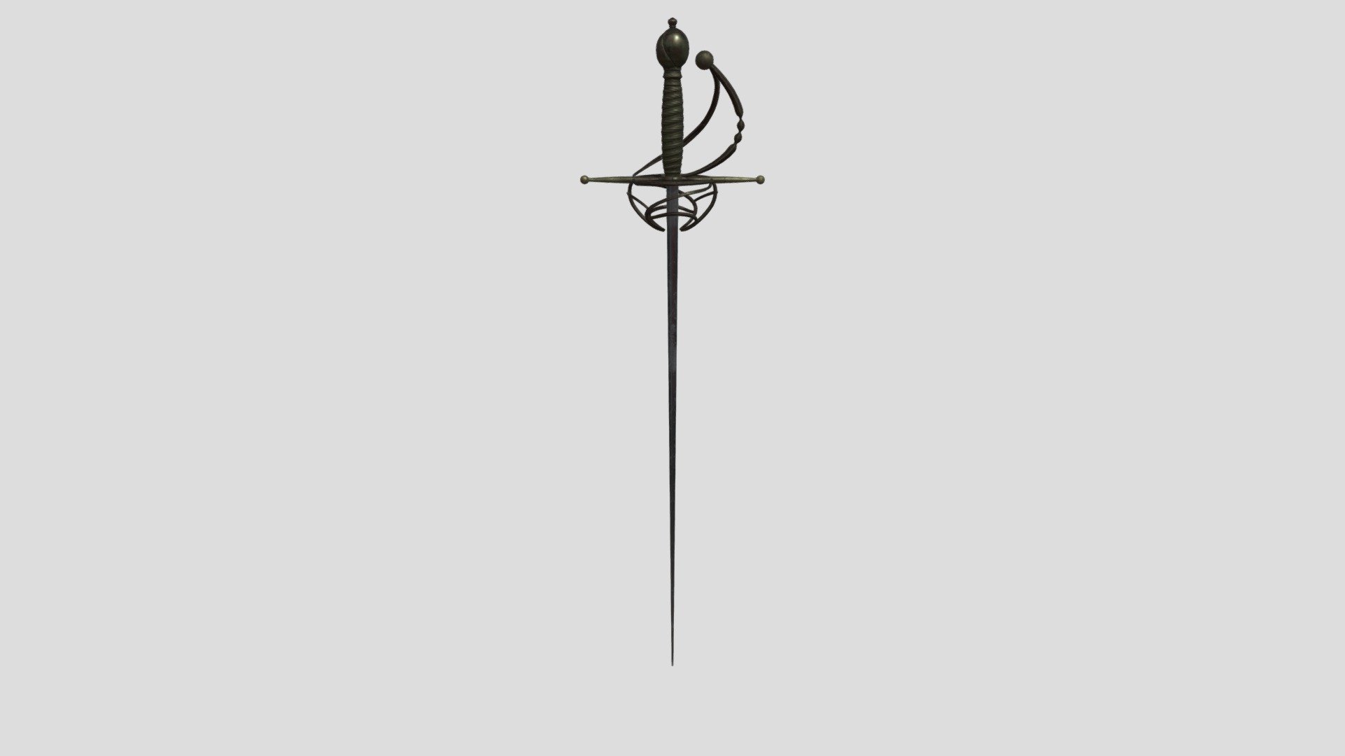 Antique Rapier Sword - Download Free 3D model by GabrielUCG [910eb65 ...