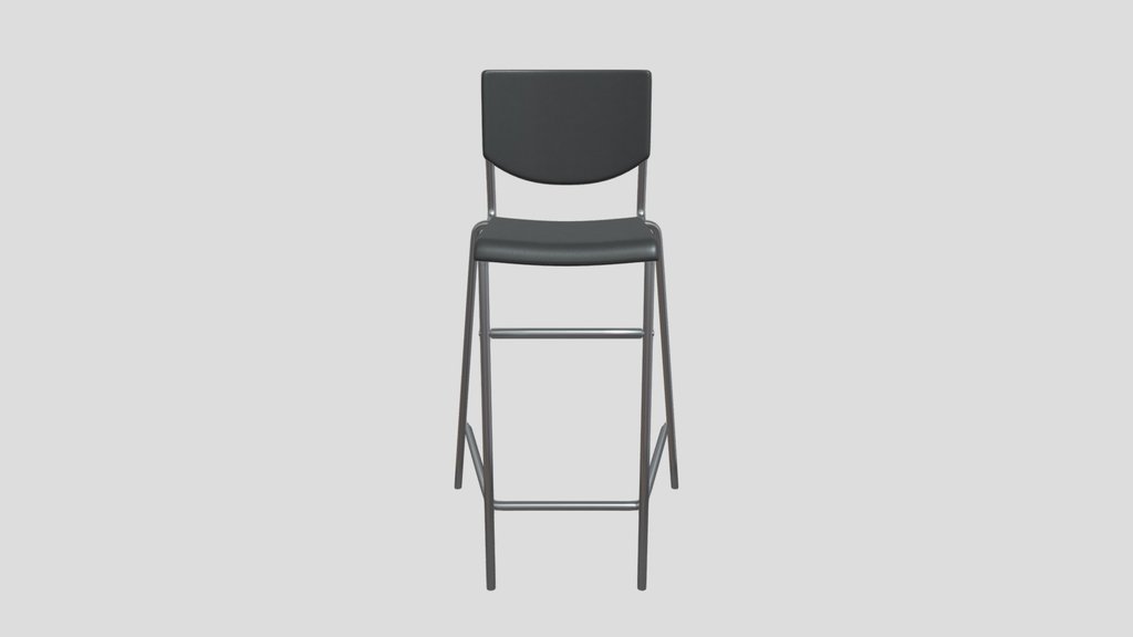 Basic Plastic Barstool