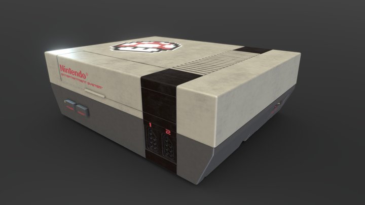 Nintendo Entretaintment System 3D Model