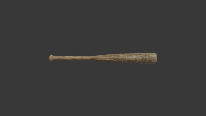 Free spiked bat 3D Model