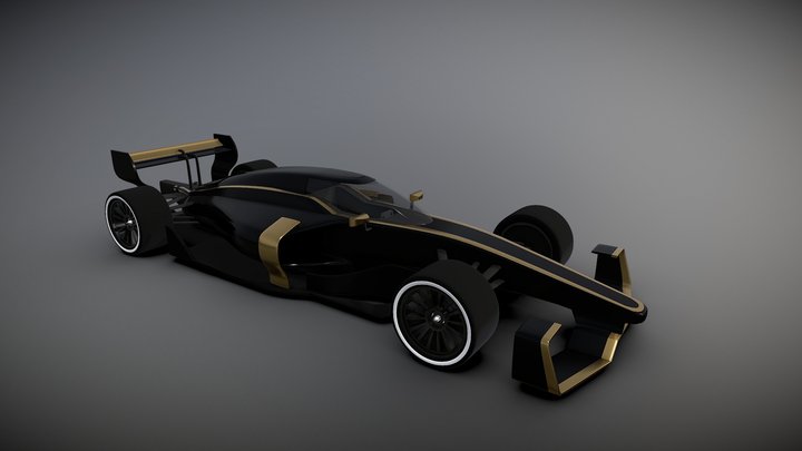 F1 Concept Car 3D Model