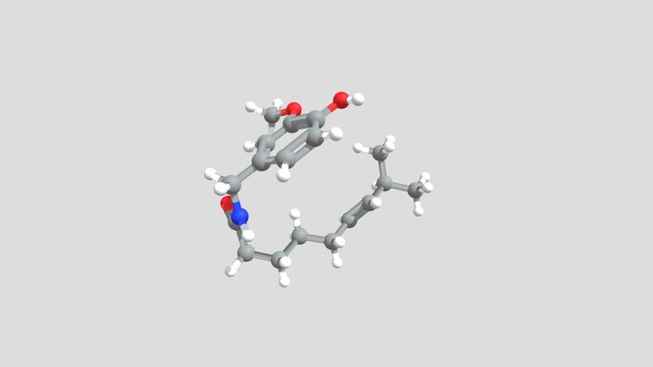 Capsaicin Molecule