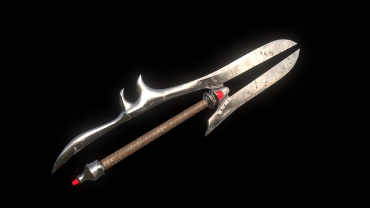 Sword Ranged Weapon 3D Model