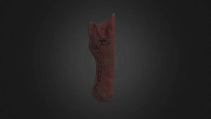 Leather Quiver 3D Model