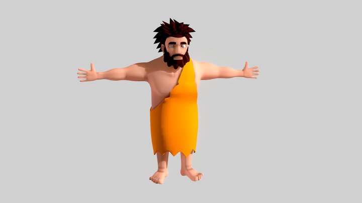 Primitive man 3D Model