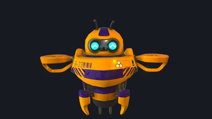 B33 - Pollinator Robot 3D Model