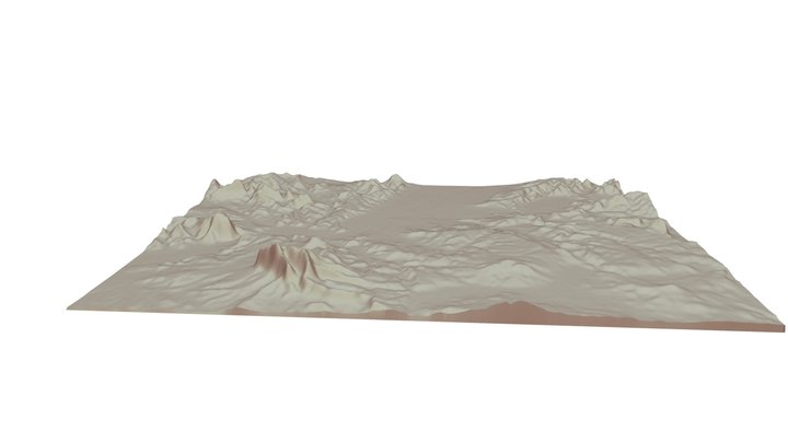 Cadarache Atlas3D- Hypso7% 3D Model
