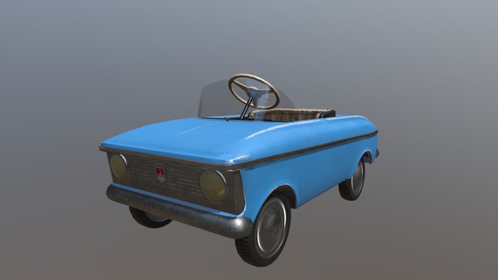 ADPM-12M (Pedal Moskvitch) 3D Model