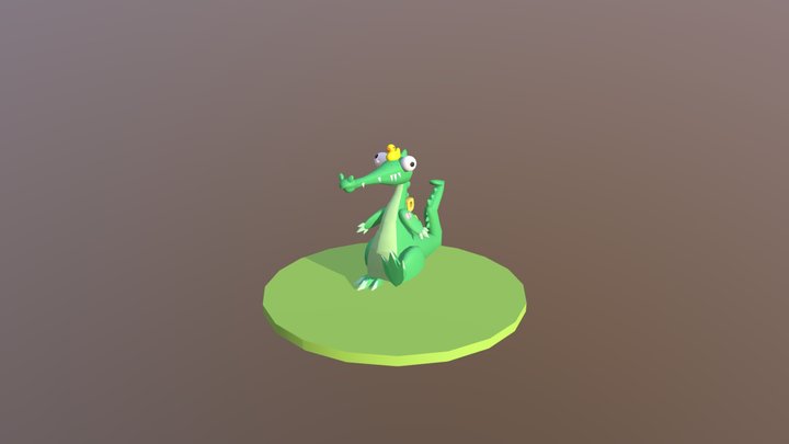 ali alligator 3D Model