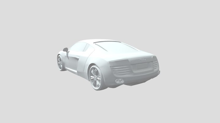Audi R8 car 3D Model