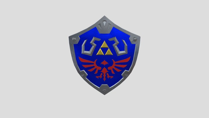 Hylian Shield 3D Model