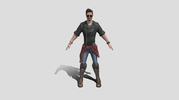 B2C3_Durand_Jules_CharaAdvArt_SculptPose 3D Model