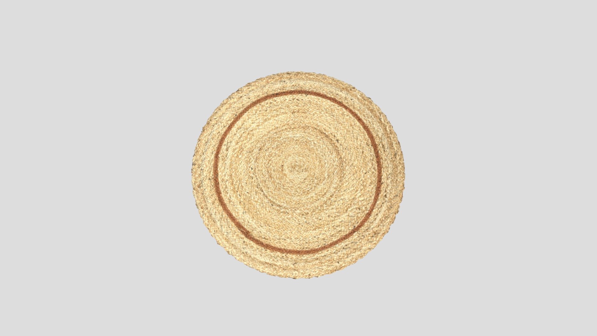 Homerugs Jute Carpet Round Orange - Download Free 3D model by tim.a ...