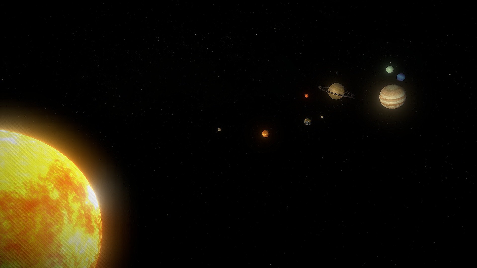 Solar System - 3D model by Stephen Finnegan (@tinytrex) [9119a66 ...