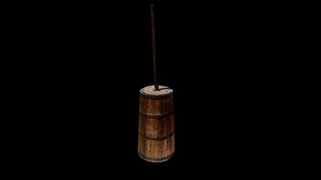 Antique Butter Churner | 3D model