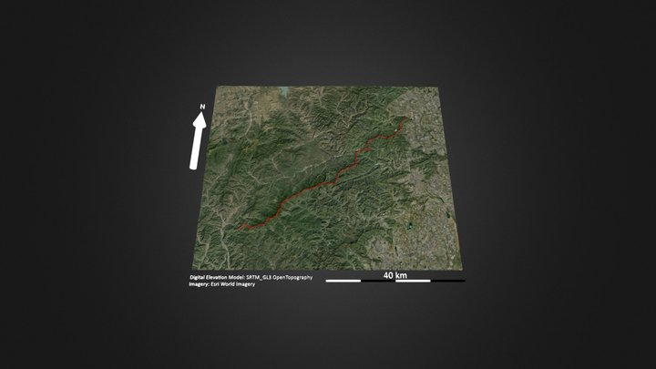 京西龙脊 – Modelo 3D gratuito STL