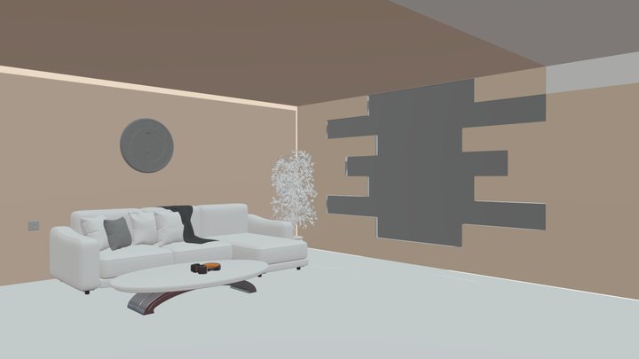 Corner Room 3D Model