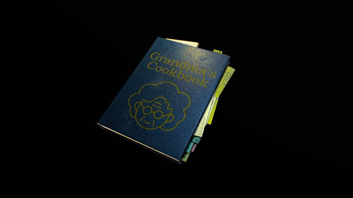 Grandma´s Cooking Book 3D Model
