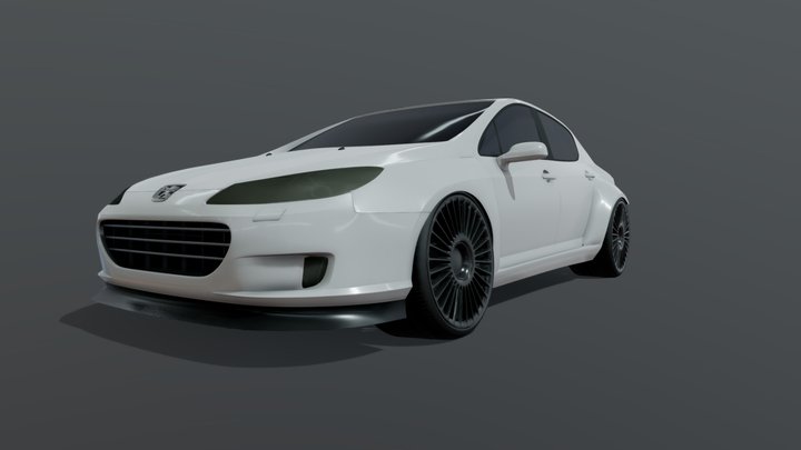 Peugeot 407 3D Model