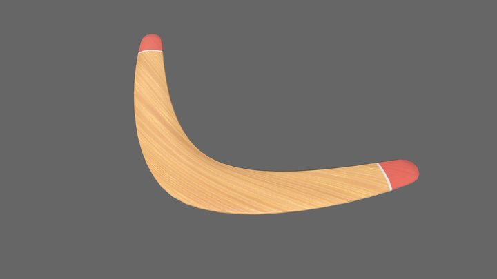 Boomerang – Free 3D Model STL