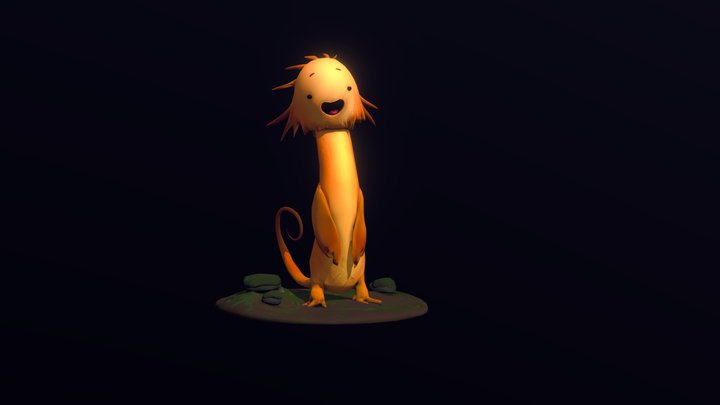 Cute creature 3D Model