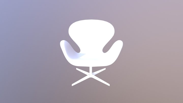 Swan Chair 3D Model