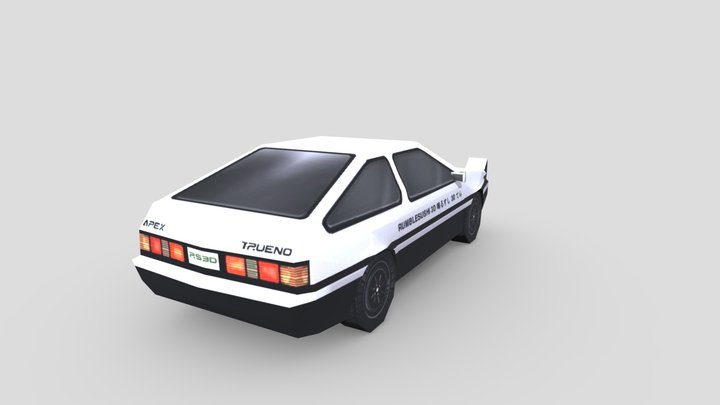 Toyota Corolla AE86 - Super Drift 3D 3D Model