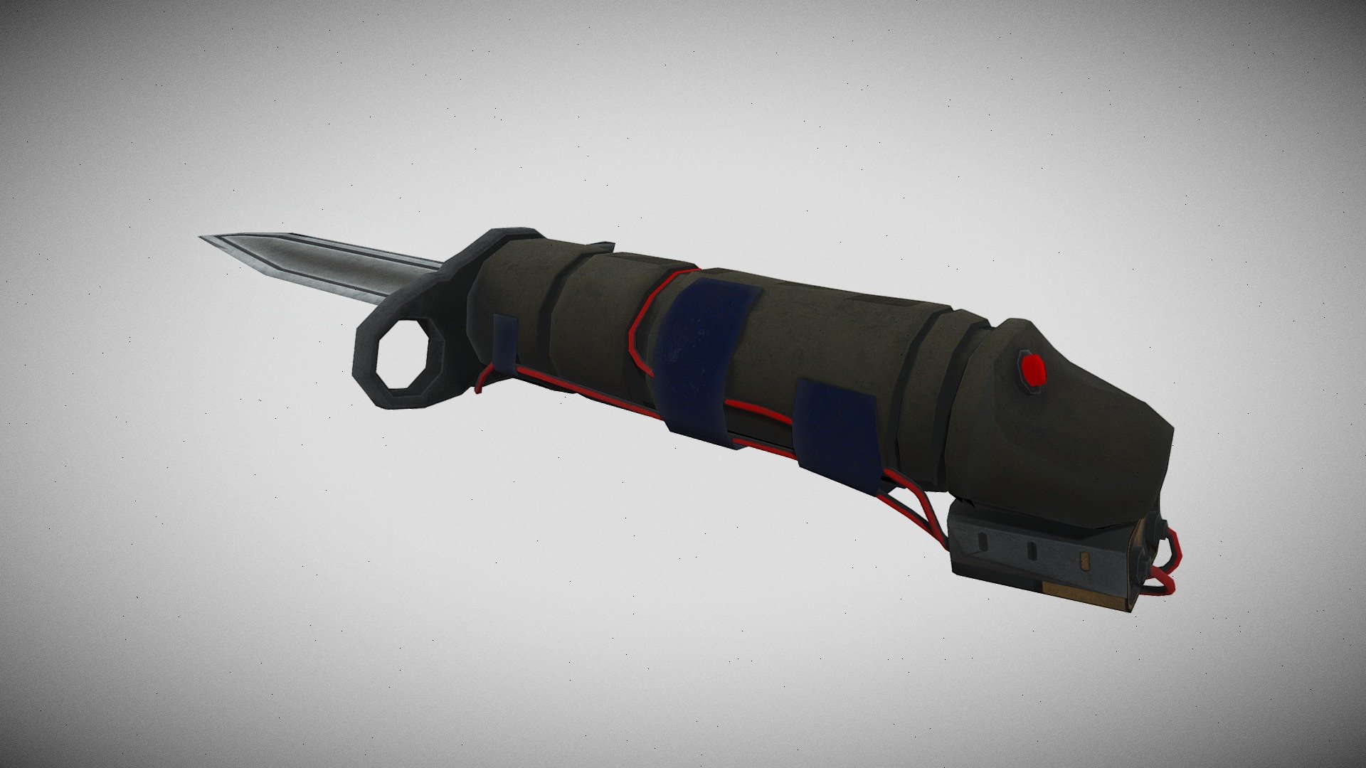 Stylized Battery Knife Download Free 3D model by Salfetos [911e8b7