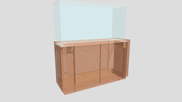 水槽台 3ds 3D Model