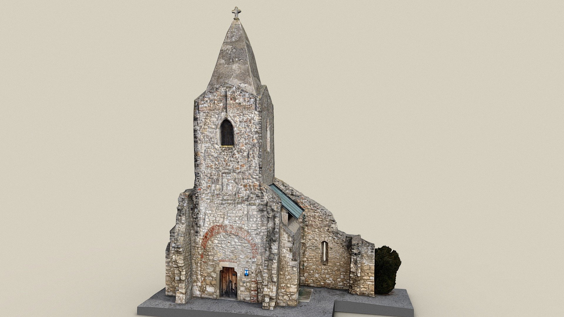Kirchenruine — Sketchfab embed 3D viewer