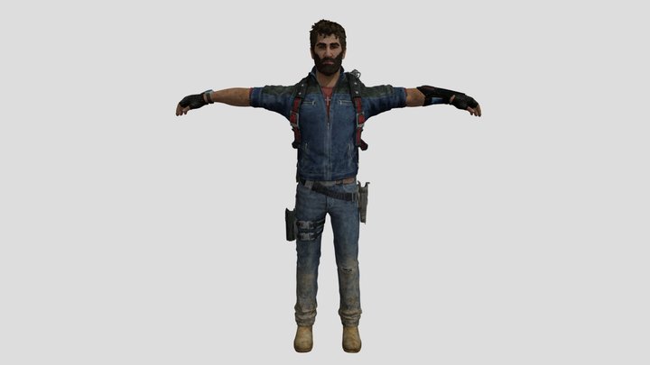 Rico Rodriguez (Just Cause 3) 3D Model