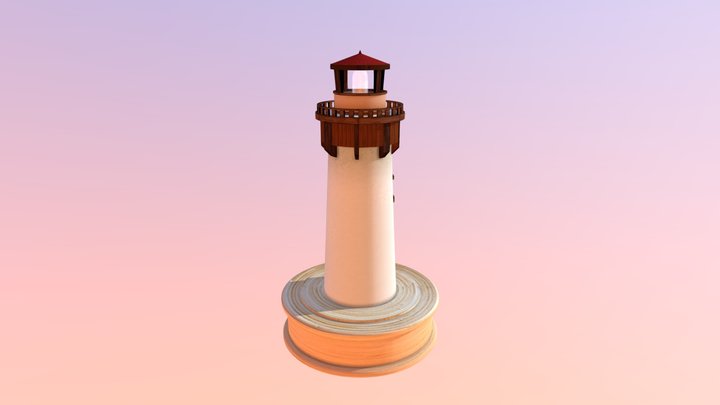 Little lighthouse 3D Model
