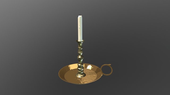 Candle 3D Model