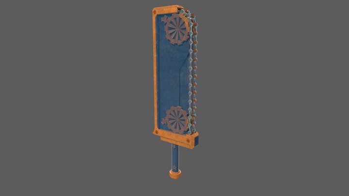 Chain Sword 3D Model