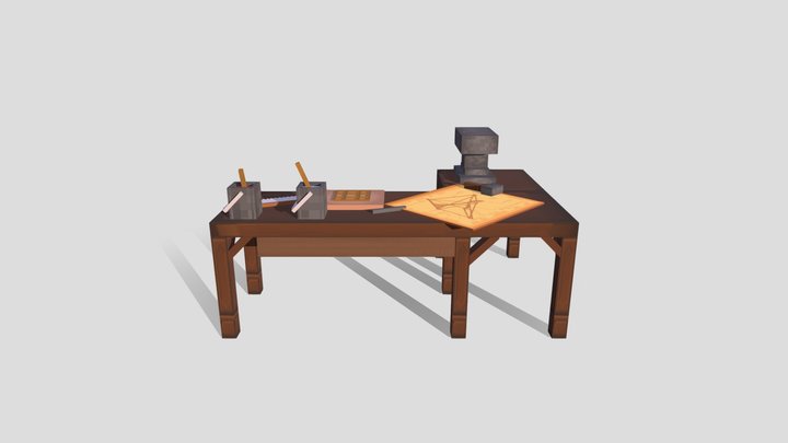 Mythebench 3D Model