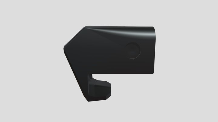 SHELL KT25｜嵌合立平用 軒先サンバナ (樹脂製) 3D Model
