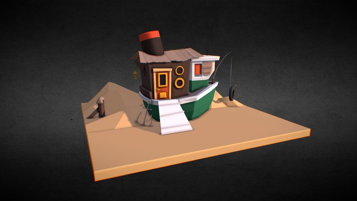 Boat 3D Model