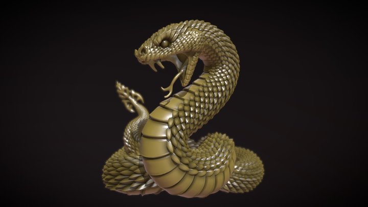 Snake-Viper 3D Model