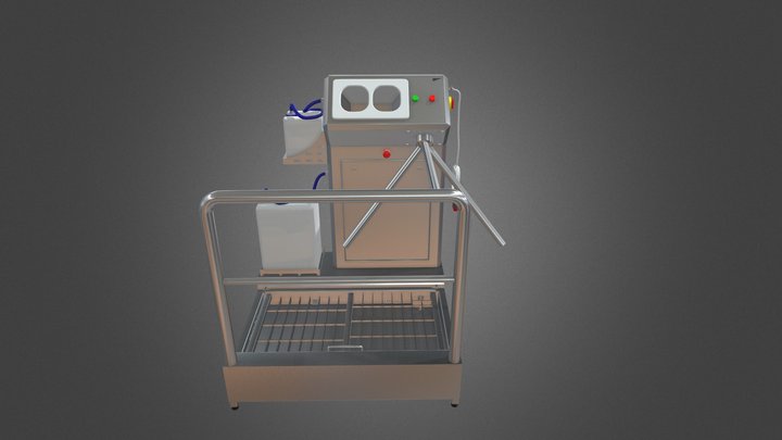 Станция гигиены GRENT 021 P 3D Model