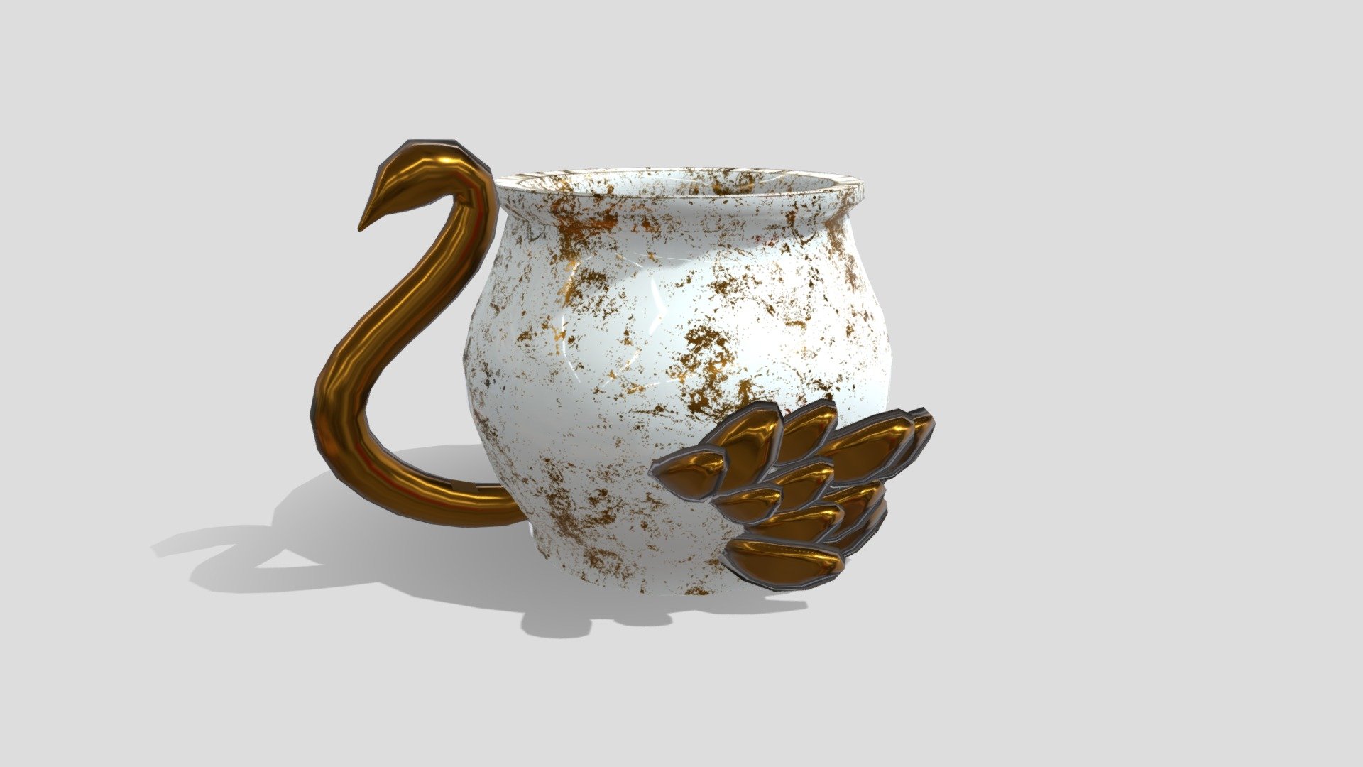 Golden Swan Mug