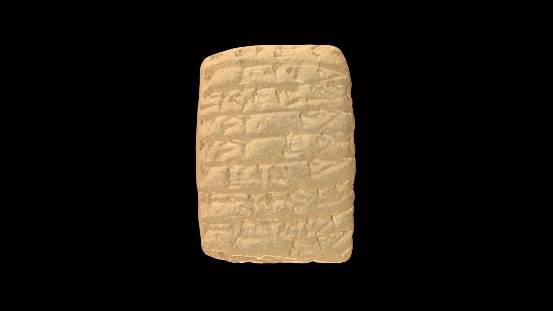 Cuneiform Tablet HMANE1899.2.400 - 3D model by Harvard Museum of the ...