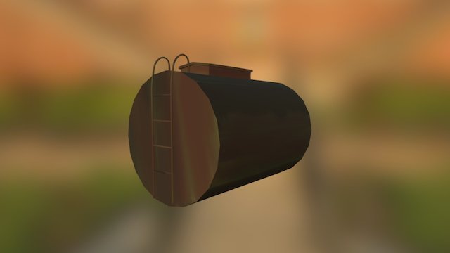 Rusty Tanker 3D Model